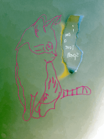 Tote bag (for use as performance art prop and/or love spell)